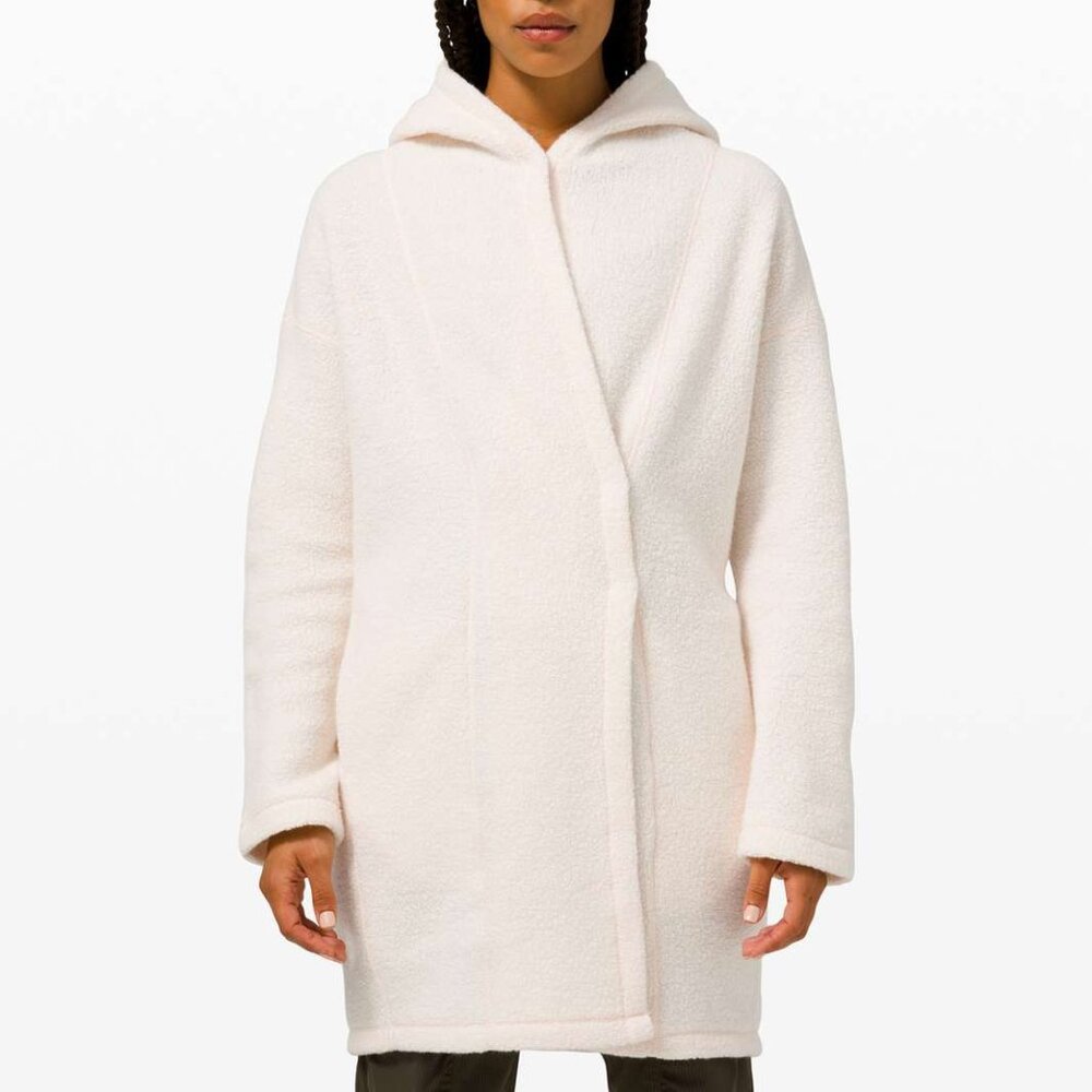 NWT Lululemon Held in Warmth Sherpa Jacket - Light Ivory